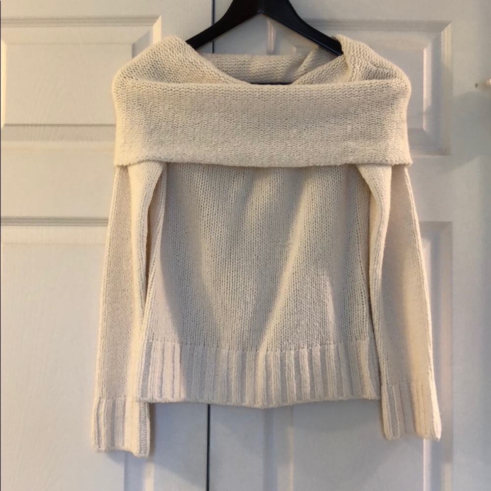 Off shoulder sweater